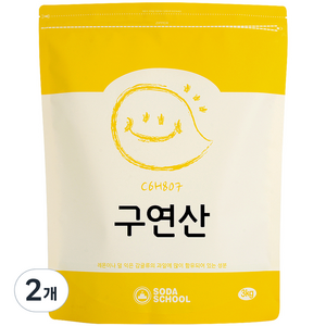 소다스쿨 구연산, 3kg, 2개