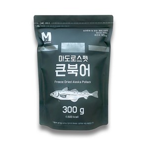 마도로스펫 반려동물 트릿 건조간식, 큰북어, 300g, 1개