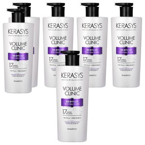 케라시스 볼륨 클리닉 단백질 샴푸, 750ml, 6개