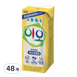 남양이오 유산균 음료, 190ml, 48개