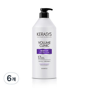 케라시스 볼륨 클리닉 단백질 샴푸 플로럴파우더향, 980ml, 6개