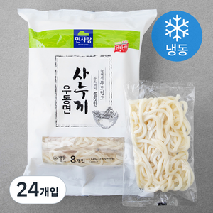 면사랑 사누끼 우동면 (냉동), 230g, 24개입