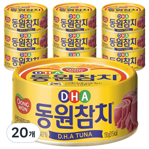 동원 참치 DHA, 150g, 20개