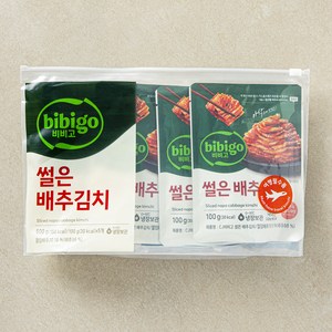 비비고 썰은배추김치, 100g, 5개