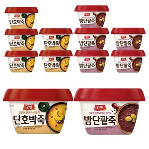 양반 밤단팥죽 285g 6p + 단호박죽 285g 6p, 1세트