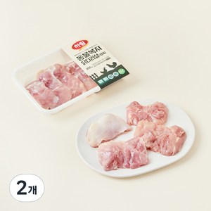 하림 깨끗한농장 동물복지 닭다리살 (냉장), 2개