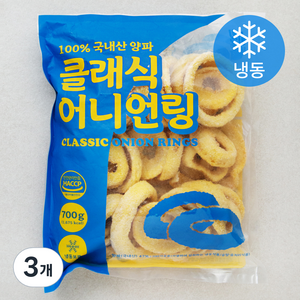 디케이식품 클래식 어니언링 (냉동), 3개, 700g