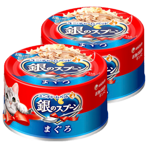 긴노스푼 고양이 간식캔, 참치맛, 70g, 2개