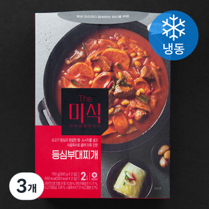 더미식 등심부대찌개 2인분 (냉동), 3개, 700g