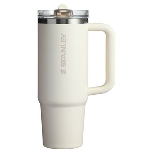 스탠리 퀜처 프로투어 플립스트로 텀블러, 크림, 887ml, 1개
