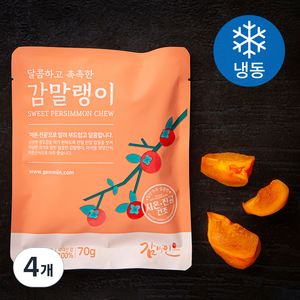 감미인 달콤촉촉 감말랭이 (냉동), 70g, 4개