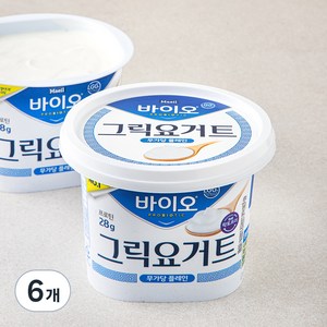 매일바이오 그릭요거트, 400g, 6개