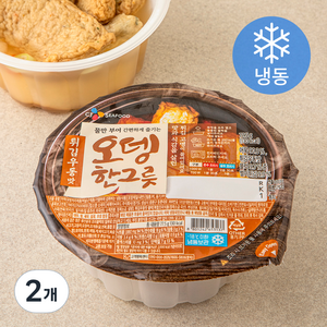 CJ 튀김우동맛 오뎅한그릇 (냉동), 77.5g, 2개