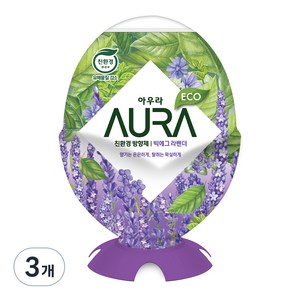 AURA 빅에그 실내용 방향제 라벤더, 440ml, 3개