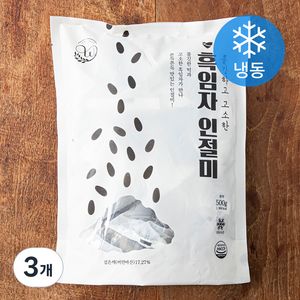 창억 쫄깃하고 고소한 흑임자 인절미 (냉동), 500g, 3개