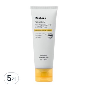 닥터스 펜타마이드 리얼 브라이트닝 10C 클렌징 폼, 100ml, 5개