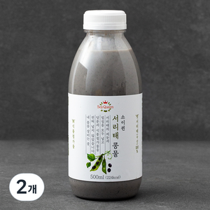 소이퀸 서리태 콩물, 2개, 500ml