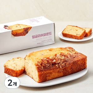 밀크앤허니 잉글리쉬 파운드 케이크, 650g, 2개