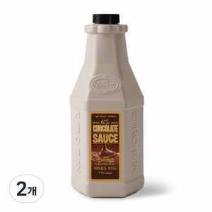 까로망 65c 다크 초코렛 소스, 2kg, 2개