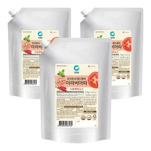 청정원 아라비아따 스파게티소스, 2kg, 3개