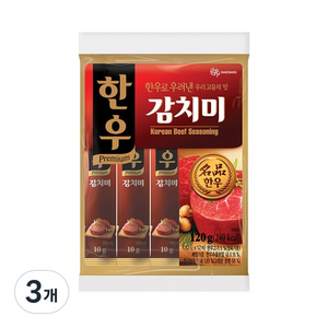 대상 한우 감치미, 120g, 3개