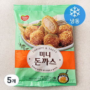 동원 미니돈까스 (냉동), 400g, 5개