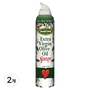 만토바 엑스트라버진 올리브오일 스프레이, 250ml, 2개