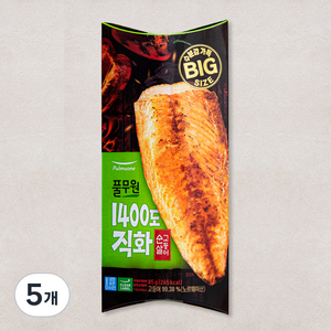 풀무원 1400도 직화 순살 고등어, 85g, 5개