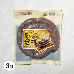 진주햄 즉석 포차 순대, 1kg, 3개