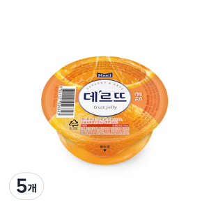 데르뜨 매일유업 젤리 감귤, 90g, 5개