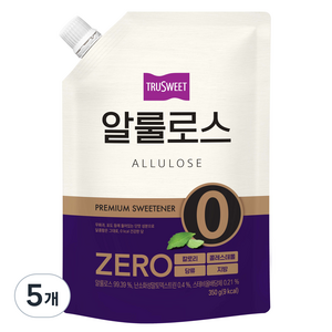 트루스위트 알룰로스 분말, 350g, 5개