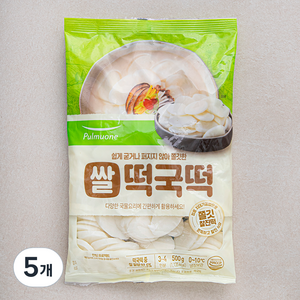 풀무원 쌀 떡국떡, 500g, 5개