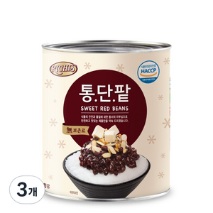 리치스 통단팥, 3kg, 3개