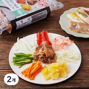 곰곰 쉬림프&불고기 월남쌈, 795g, 2개