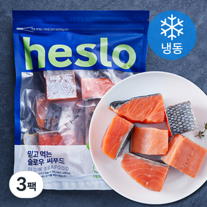 해슬로 가시없는 어린이 순살연어 (냉동), 400g, 3팩