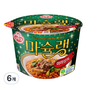 오뚜기 마슐랭 마라샹궈 120g, 6개