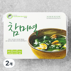 참미역, 300g, 2개