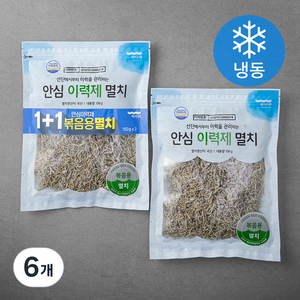 바다원 국내산 안심 이력제 볶음용 멸치 (냉동), 150g, 6개