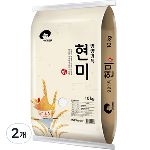 엉클탁 국산 현미, 10kg, 2개