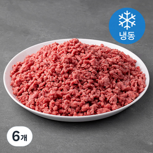 국제식품 호주산 소전각 다짐육 (냉동), 1kg, 6개