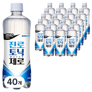 하이트진로 토닉워터 제로, 600ml, 40개