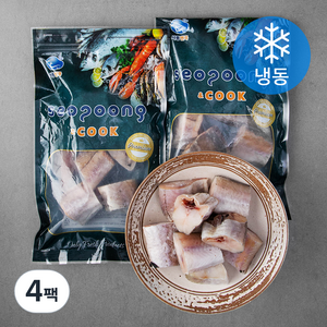 서풍앤쿡 손질 동태 (냉동), 600g, 4팩