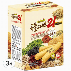 곡물그대로21 크리스피롤 선물세트, 900g, 3개