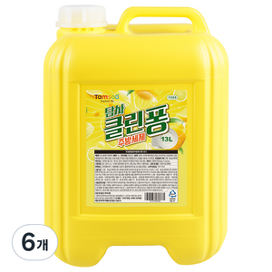 탐사 클린퐁 주방세제, 13L, 6개