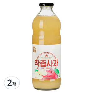 맑은농장 착즙 사과, 1L, 2개