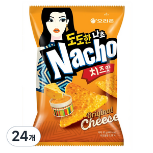 오리온 도도한 나초 치즈맛, 92g, 24개