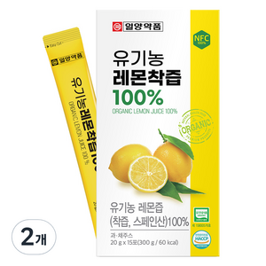 일양약품 레몬착즙 100% 15p, 300g, 2개