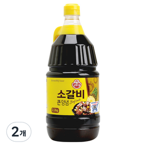 오뚜기 소갈비 큰양념, 2.1kg, 2개