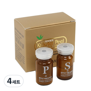 유로메디코스메틱 젤쿠어 약초필링 필파우더 0.5g + 필세럼 2.5ml 세트, 4세트