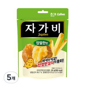 해태제과 해태 자가비 짭짤한맛, 50g, 5개